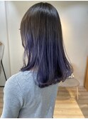 【morio成増/一戸】グラデーションカラーバイオレット