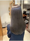 赤みのないアッシュカラー