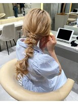 ロンドブルーム 天神大名店(Lond Bloom)&nbsp;暗めカラー/ブリーチなしカラー/ヘアアレンジ/福岡/天神/20代