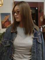 チャプター 問屋町(chapter)&nbsp;ケアブリーチケアカラー明るめベージュハイライト