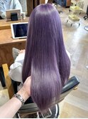 春色韓国風ラベンダーカラーケアブリーチダブルカラー艶カラー