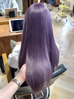 ラフ バイ マグ 南松本(R.A.F. by Mag) 春色韓国風ラベンダーカラーケアブリーチダブルカラー艶カラー