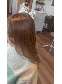 ブラウンカラー×トリートメント