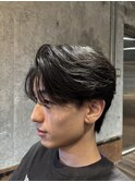 お客様スタイル毛流れセンターパート