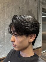 メンズココ メンズパーマ 韓国ヘア 日本橋店(MENS COCO) お客様スタイル毛流れセンターパート