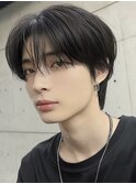 ウルフアップバングニュアンスパーマビジネスヘアメンズカット☆