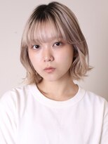 ヨファ ヘアー 芦屋店(YOFA hair)&nbsp;似合わせカット30代40代50代ハイトーンショートボブ0803
