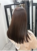 ♪ 大人可愛いナチュラルブラウン顔周りレイヤーカット