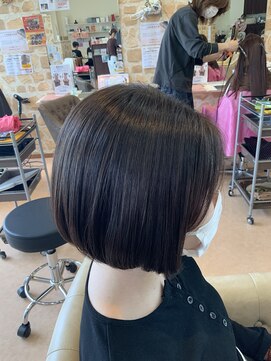ウェーヴ アズシュガー 浜松佐藤店(wave as sugar) 大人可愛い秋色キュートボブ