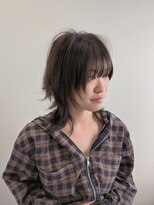 パール バイ ブローチ(Pearl by BroocH)&nbsp;小倉/北九州/ハッシュカット/ウルフカット/レイヤー/グレージュ