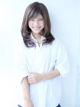 ヘアアンドスパ ルート(ROOT) ナチュラル風味なロブスタイル