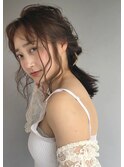 ヘアアレンジ ローポニー