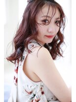 ラフィス ヘアー リノ 三宮店(La fith hair lino) 【La fith】 ガーリーミディアムスタイル