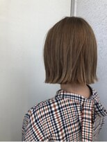 ジーナ 福岡天神(Zina)&nbsp;ぱつっとボブ×シアーベージュ♪