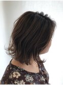 《FORME hair design代表 澤田》外ハネミディ