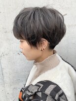 レーヴ(Reve)&nbsp;刈り上げshort bob × グレージュcolor【レーヴ】