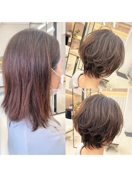 サンクレポ 【before→after】魅力は髪型でつくる☆美人ショート 佐藤拓哉