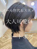 ロミー 本厚木(ROMMY.)&nbsp;オール世代おススメ大人可愛いひし形小顔ショートボブ