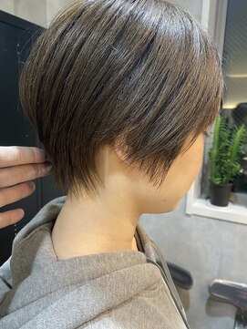 ヘアー メゾン ブレッシング(hair maison blessing) クールショート　× 　おさめるえりあし