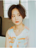 韓国風ショートボブ