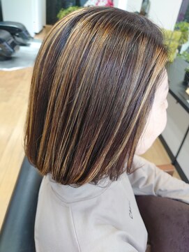 ロペヘア(LOPE hair) 白髪染め+ハイライト♪