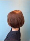 初カラー×ショートボブ