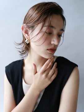 フリップビーアヴェダ(FLIP B AVEDA) 【本八幡FLIP B AVEDA】外ハネ&ウェットがおしゃれなくびれヘア