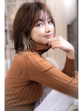 シーン(sCene) ☆sCene☆インナーベージュボブ 下防