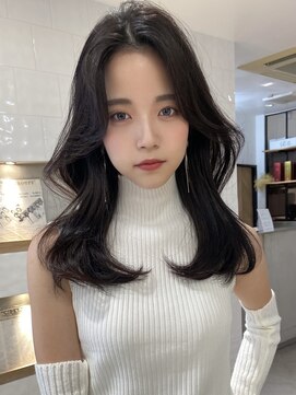 フォンズ(FONS) 上品くびれヘア小顔後れ毛 黒髪 顔まわりカット 20代30代40代