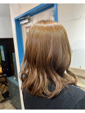 リッカヘアー(Ricca hair) 大人可愛いくびれヘアミルクティーブラウン20代30代40代