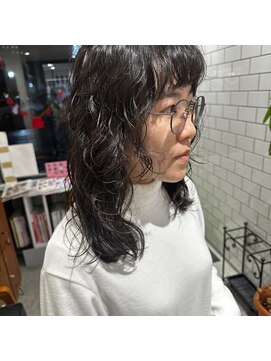 アルマヘアー(Alma hair by murasaki) ◎セミロングのニュアンスパーマ◎