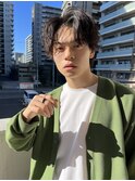 20代30代大人センターパート/ニュアンスパーマ