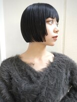 レコ 渋谷(LECO)&nbsp;黒髪ぱっつんボブ
