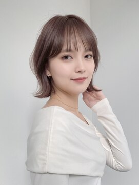 ユーフォリア 新宿店(Euphoria) 20代30代40代髪質改善くびれボブアッシュベージュ透明感