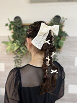 ロカット サロン(Roquat Salon) ツインポニーヘアアレンジ【立川/国分寺/国立/立川/浴衣着付け】