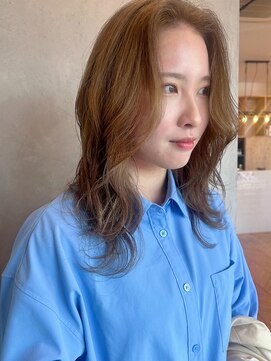 ラヴィズム 長岡店(LUVISM) ブロンドベージュダブルカラーブリーチ長岡/新潟/宮関