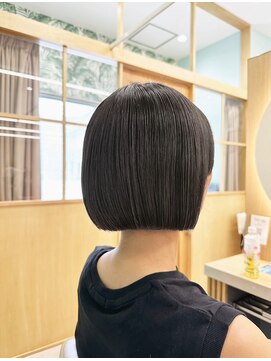 アース 上本町店(HAIR&MAKE EARTH) 20代30代大人可愛い小顔ボブミニボブショートハイライト