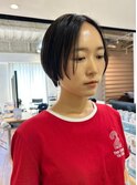 切りっぱなしショート