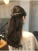 ヘアアレンジ　ダウンスタイル