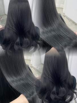 エヌアイ オモテサンドウ(ni omotesando) 韓国オリーブグレージュ/地毛風カラー/赤み消し　上野