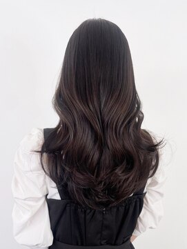 アイティー バイ アルバム 浦和店(IT by ALBUM) 秋色オリーブカラー透明感カラーウルフレイヤーロング_ba534041