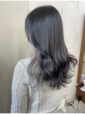 ホワイトグレージュイヤリングカラーイルミナカラー北千住