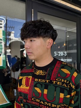 ザスーツブラザーズ(THE SUITS BROTHERS) MEN'SHAIRウルフカルマパーマメンズショートイージーパーマ