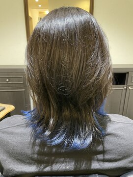 ルシードスタイル リム(LUCIDO STYLE Rim) メンズインナーカラー・ブルー