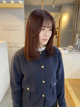 ミー(mii) 【mii】ブリーチなし/ワインレッド/レイヤー