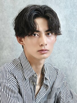 エース(ACES) ソフトツイストパーマセンターパートツーブロックナチュラル