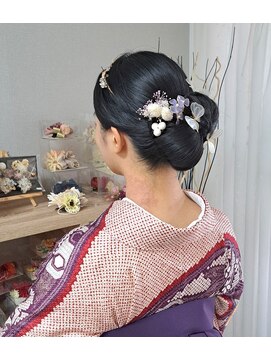 きものサロン すずめ屋 リボンシニヨン