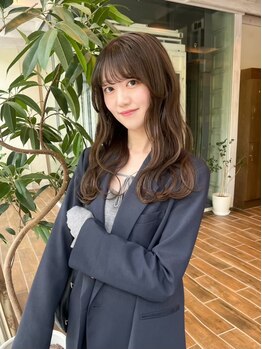 バディヘア アムル(BUDDY HAIR amour)の写真/【矢場町駅徒歩1分】一人ひとりの髪質や年齢に寄り添った施術が人気の秘密♪立体的なStyleをご提案します◎