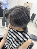 ◇極細ハイライトが大人可愛く白髪をぼかしてくれる◇