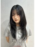 ハッシュカット/レイヤーカット/顔まわりカット